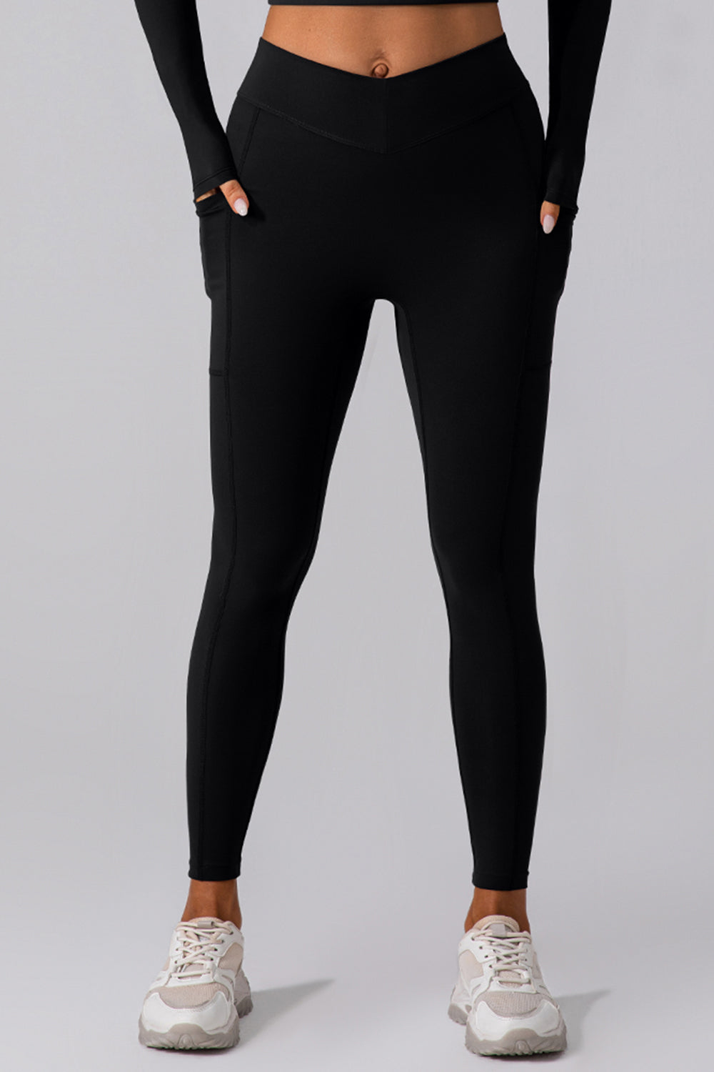 High Waist Active Leggings with Pockets